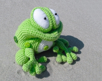 013 Crochet Pattern - Frog Kvolya toy with wire frame - Amigurumi - PDF file by Pertseva Etsy