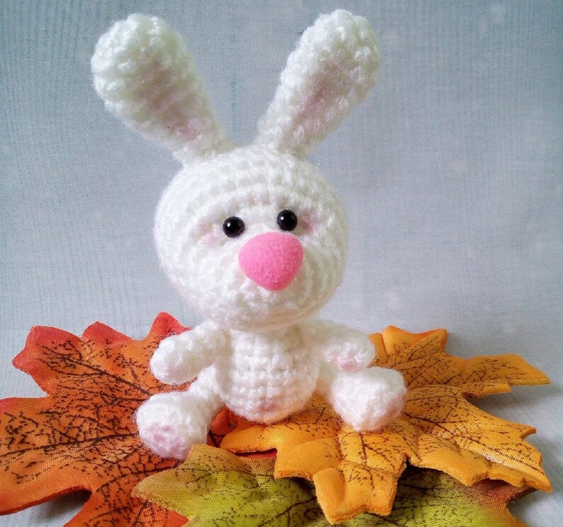 224 Crochet Pattern - Little Bunny Rabbit With a Flower House ...