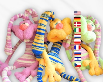 Patrón de crochet de conejito 121 - Dude Keks Amigurumi Soft Toy PDF en inglés / Diseños de crochet divertidos y fáciles Pertseva Etsy