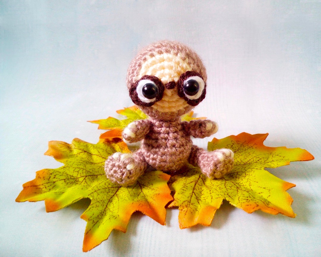 232 Crochet Pattern Little Sloth Lulo Amigurumi PDF File by