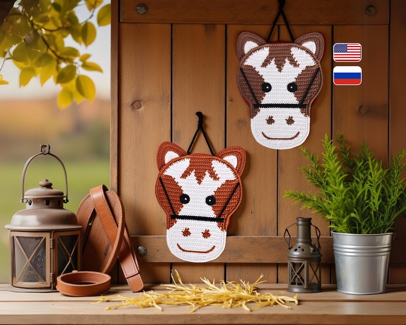 Horse Decor Crochet Pattern – Easy Amigurumi PDF (Digital Download) [034 Zabelina] image 12