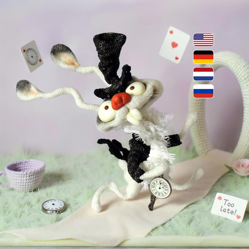 White Rabbit Plush Line White Rabbit Plush - Etsy