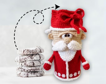 Mönster för virkad julklappsväska – PDF-fil [259 Knittoy]