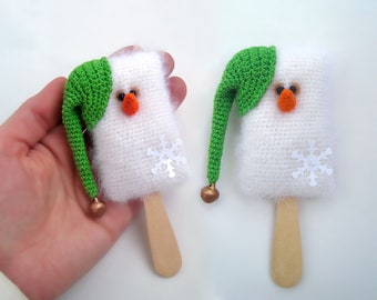 175 Crochet Pattern - Ice cream fridge magnet - Amigurumi soft toy PDF file by Borisenk Etsy