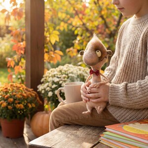 092 Funny Meerkat with wire frame - Amigurumi Crochet Pattern PDF file by Pertseva Etsy image 6