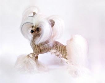 105 Crochet Pattern - Chinese Crested dog - PDF file Amigurumi by Chirkova Etsy