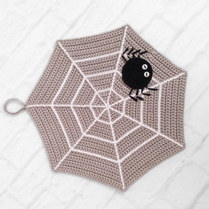 Crochet Spider Web Pattern – Halloween Placemat, Potholder (PDF Pattern) [264 Zabelina] image 8