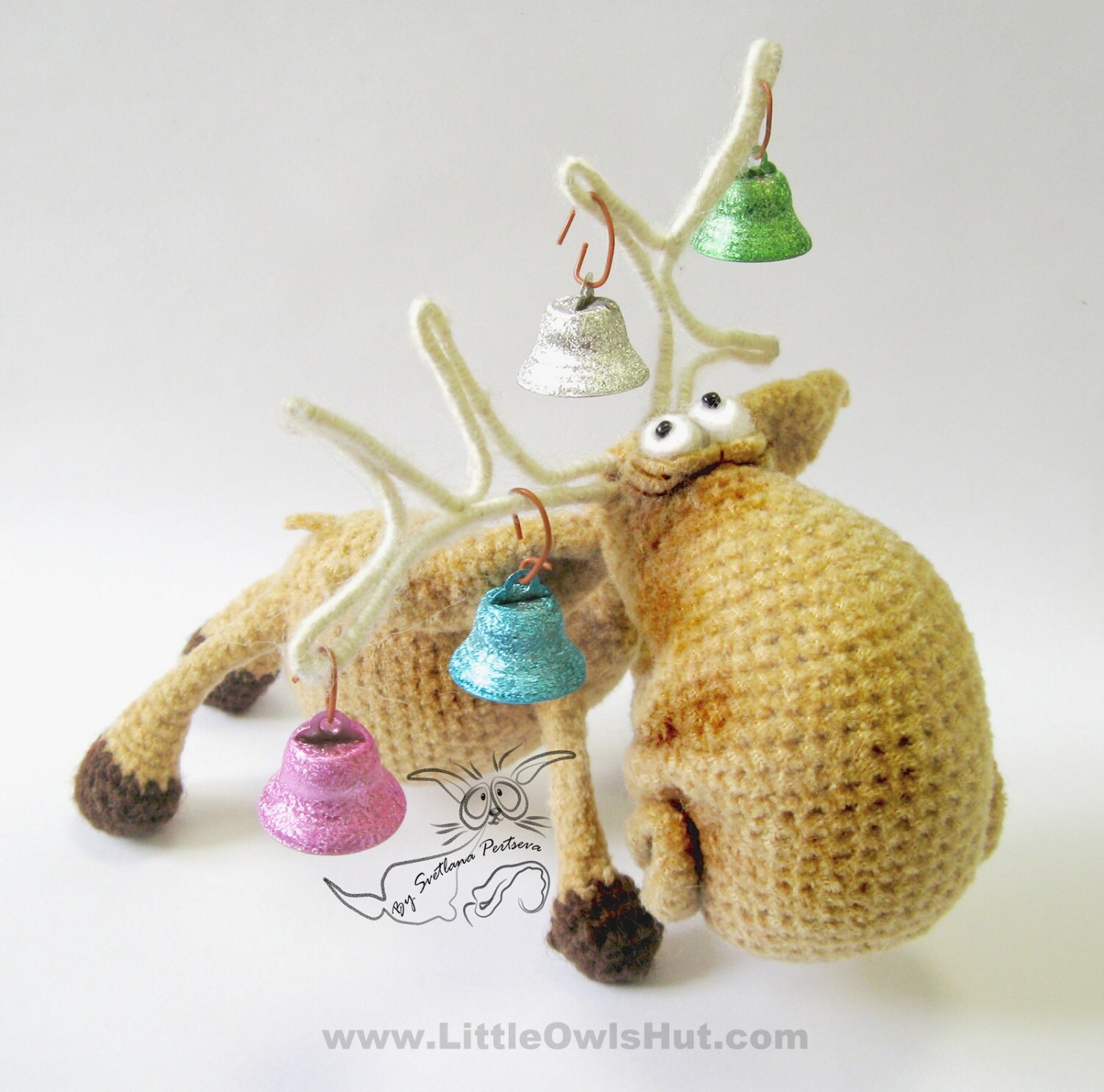 027 Crochet Pattern - Moose toy with wire frame - Amigurumi PDF file …
