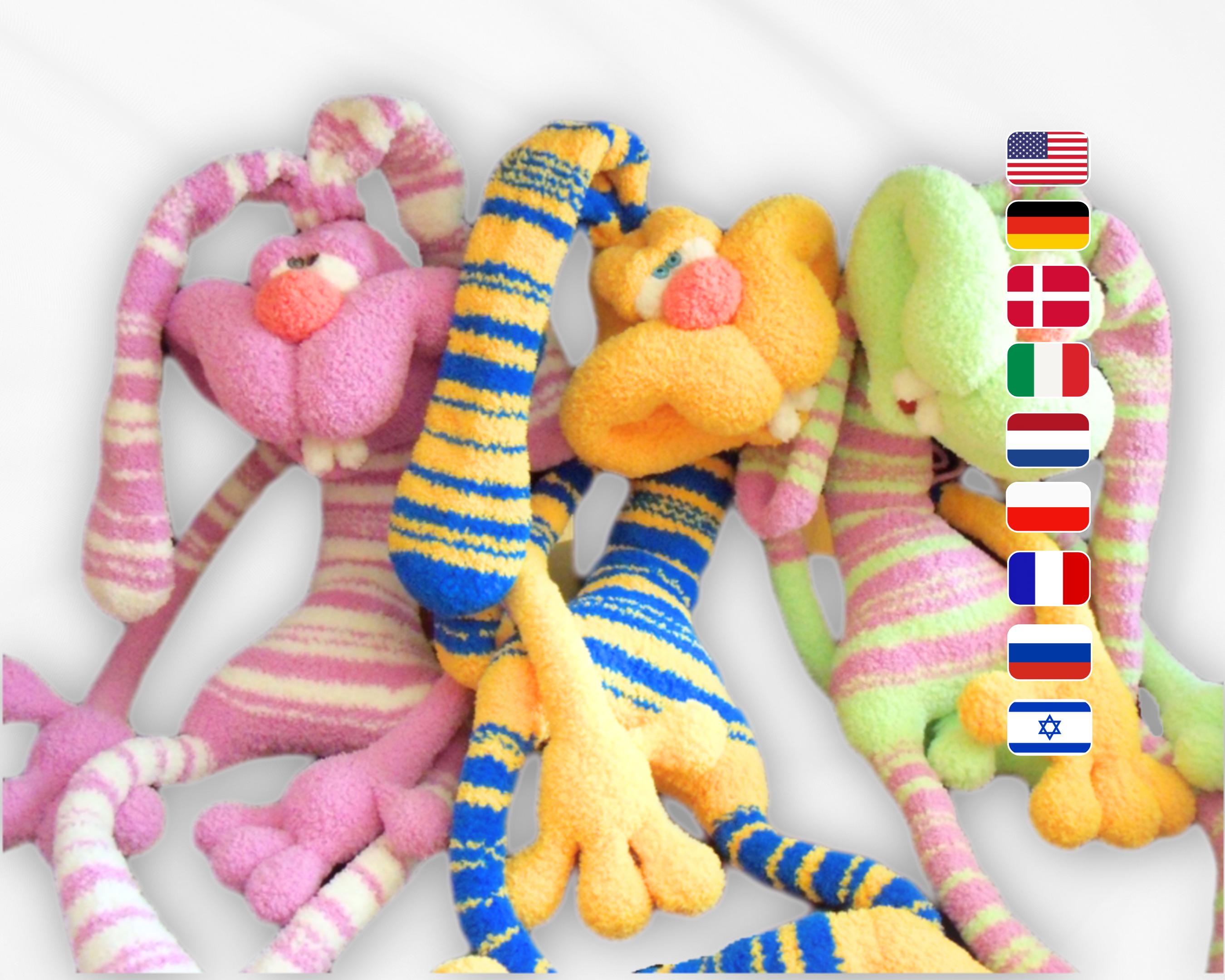 121 Bunny Rabbit Crochet Pattern - Dude Keks Amigurumi Soft Toy PDF in  English | Fun & Easy Crochet Designs Pertseva Etsy - Etsy