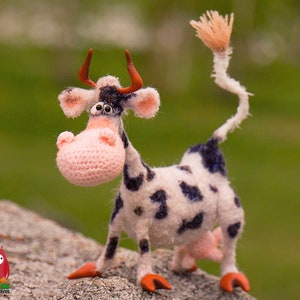 291 Crochet Pattern Cow Anfisa Amigurumi soft toy PDF file by Pertseva Etsy image 6