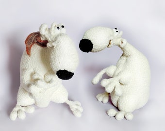 252 Crochet Pattern - Polar Bear Plombir - Amigurumi toy PDF file by Pertseva Etsy