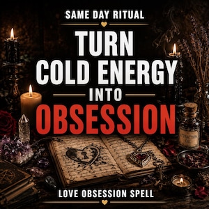 Extreme Obsession Love Spell | Powerful Attraction, Intense Desire & Deep Love Focus Ritual | Same Day Casting