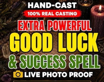 Good Luck Spell | Money, Career, Fortune & Open Roads Success Ritual | Same Day Casting