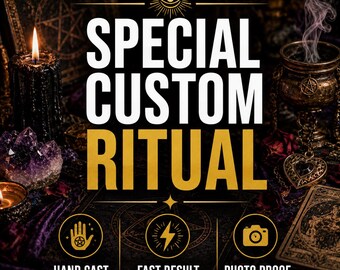 Powerful Custom Spell | Personalized Ritual for Any Intention & Desire | Same Day, Photo Proof