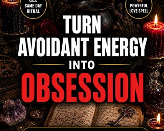 Avoidant to Obsessed Love Spell | Twin Flame Attraction, Love Focus & Romantic Magnetism Ritual | Same Day Casting