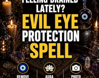 Evil Eye Protection Spell | Negative Energy Removal, Psychic Shield, Aura Cleansing & Return to Sender Ritual