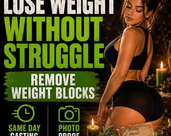 Weight Loss Spell | Slim Body, Willpower, Confidence & Body Transformation Ritual | Same Day Casting