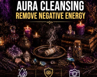 Aura Cleansing Session | Negative Energy Removal, Spiritual Protection, Chakra Balancing & Cord Cutting Ritual