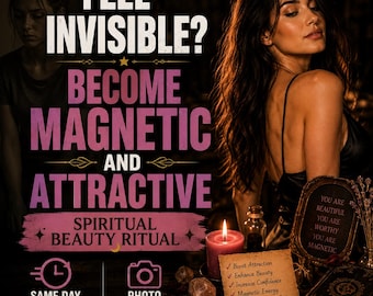 Magnetic Beauty Confidence Spell | Self Love, Feminine Energy & Attraction Aura | Same Day Casting