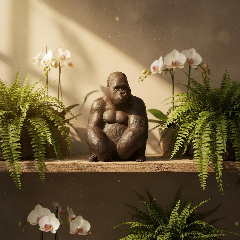 Gorilla statue - Etsy 日本