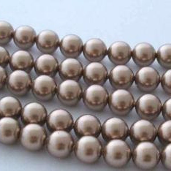 SWAROVSKI Crystal Pearl Beads 5810 BRONZE