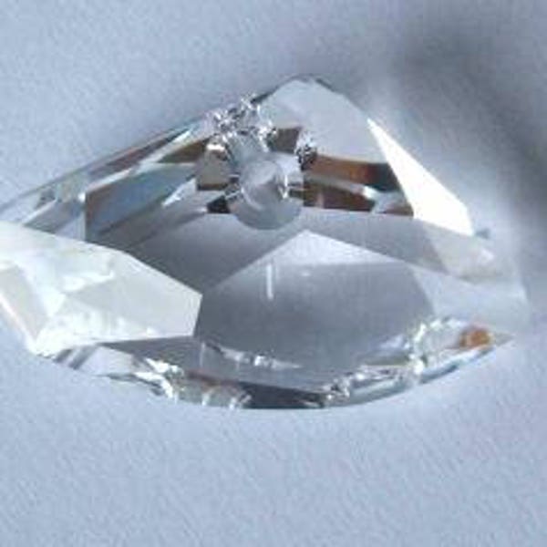 1 SWAROVSKI 6657 GALACTIC Horizontal Crystal 27mm CLEAR