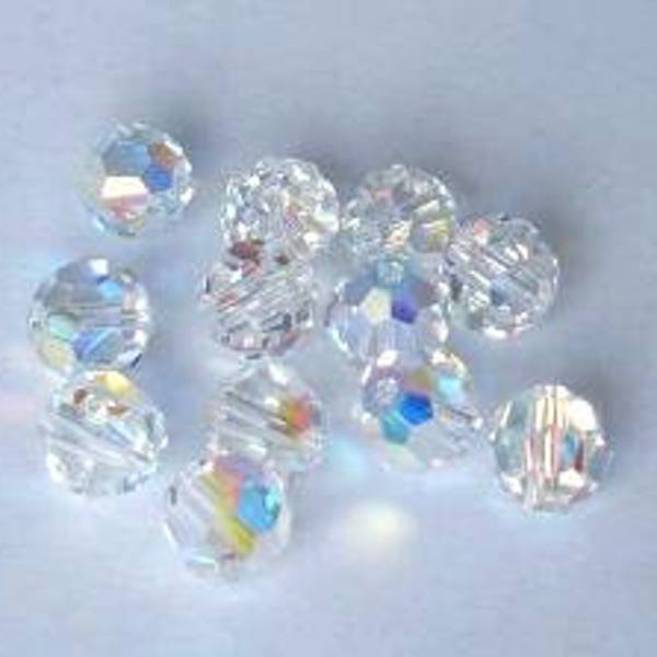 Perles SWAROVSKI 5000 rondes CRISTAL AB