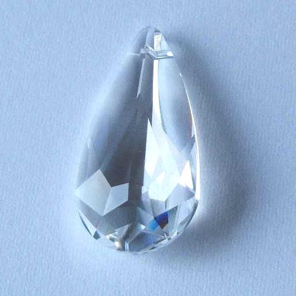 1 SWAROVSKI 6100 Teardrop Pendant Crystal 24mm CRYSTAL CLEAR