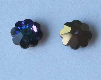 SWAROVSKI 3700 Margarita Crystal Bead HELIOTROPE