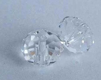 SWAROVSKI 5040 Donut Crystal Beads 6mm CRYSTAL