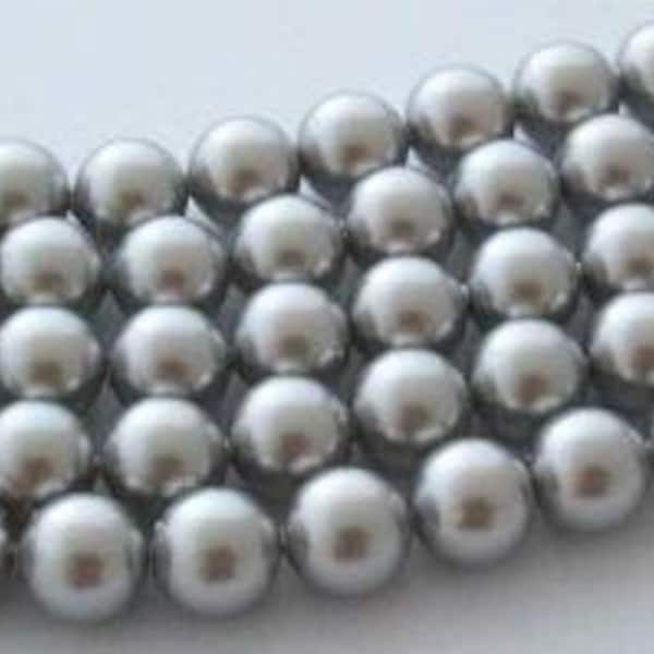 SWAROVSKI Crystal Pearl Beads 5810 LIGHT GREY
