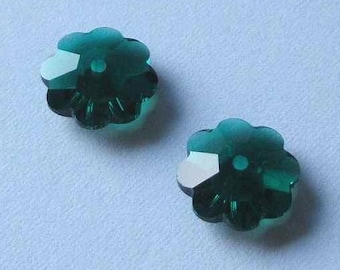 SWAROVSKI 3700 Margarita Crystal Bead EMERALD