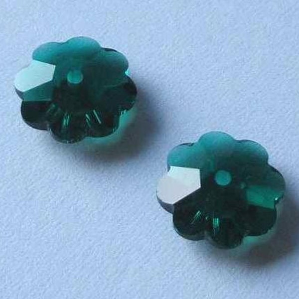 SWAROVSKI 3700 Margarita Crystal Bead EMERALD