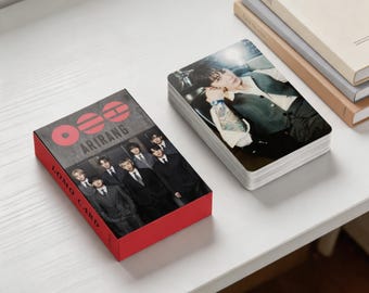 Arirang group bulletproof laser photocards, ARIRANG photocards, VKPOP merchandiseLOMO photocards