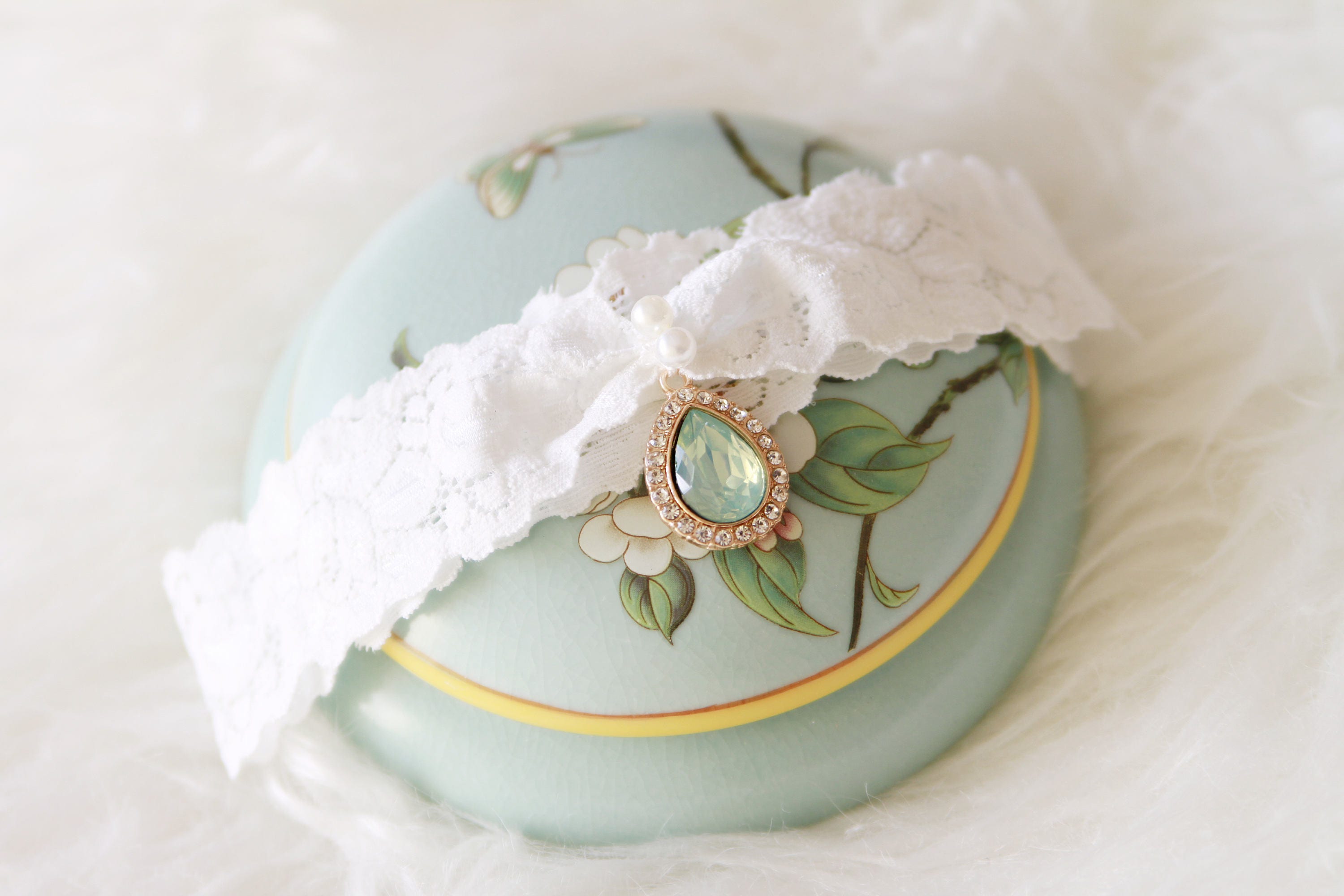 Bridal Garter Wedding Garter Belt Simple Garter Ivory Lace Etsy