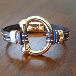 Vergoldetes Pferd Bit Armband: Schmuck Geschenk