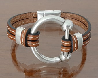 western jewelry leather bracelet for woman horse bridle bit equestrian jewelry chunky horse gifts for women best gift for women horse lovers