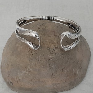 silver bracelet for women chunky balls 10mm round silver plated cuff bracelet silver bangle pewter silver plated 2 microns unique Cuff bracelet