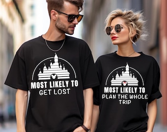 Custom Disney Shirts, Most Likely To Disney Shirts, Matching Disney Family Shirts, Disney World Castle Tees, Disney Vacation Shirt