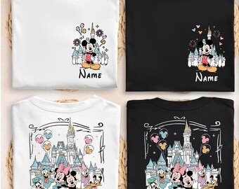 Disneyland Family Shirts, Custom Disney Shirts, Disney Birthday Shirts, Personalized Disney Family Vacation Tee, Custom Minnie Mickey Shirts