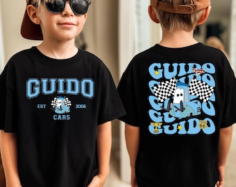 Disney Cars Shirt, Custom Family Matching Vacation Tee, Lightning McQueen Sally Mater Jackson Storm Guido Flo Group Birthday Sweatshirt