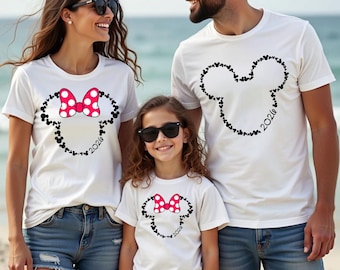 Mickey Minnie 2026 Family Trip Shirts, Disney Squad Matching Tee, Disneyland Vacation T-shirt, Custom Disney Group Gift, Disney Castle Shirt