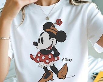 Minnie Mouse Shirt, Vintage Disney Shirt, Disneyland Family Trip Tee, Retro Minnie Tee, Classic Disney Shirt, Cute Toddler Shirt, Disney Tee