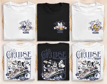 Disney Cruise 2026 Shirt, Family Cruise Shirts, Disney Wish Cruise T-shirt, Custom Disney Cruise Tee, Personalized Mickey Minnie Group Trip