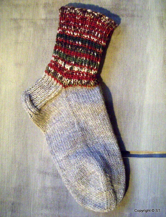 Wool socks mens Big size Boot socks warm gray with mustard yellow browns Hand knitted Warm Durable Cozy wool Gift idea Handmade in FINLAND