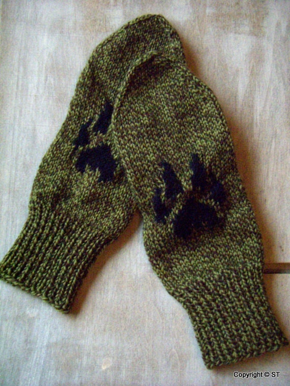 mens mittens wool