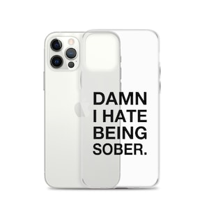 Chief Keef Shirt "Damn I hate being sober" iPhone case , 2012 Rap, Hip Hop.