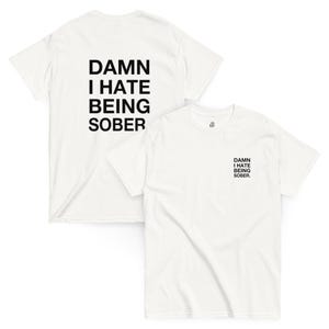 Chief Keef Shirt, 2012 Rap T-Shirt, Hip Hop Graphic Tee "Damn I hate being sober"