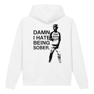 Chief Keef Shirt, 2012 Rap Hoodie, Hip Hop Graphic Tee "Damn I hate being sober"