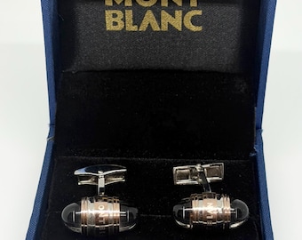 Vintage Montblanc cufflinks for Men with Gift box & Worldwide Shipping